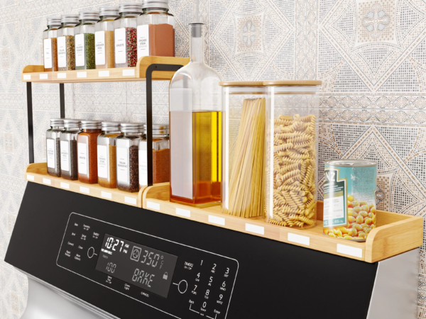 SpaceAid Spice Racks and Drawer Organizers for a Calmer Kitchen